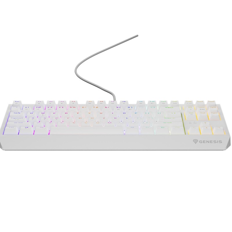 Tipkovnica Genesis Thor 230 TKL, RGB, Outemu Brown stikala, bela