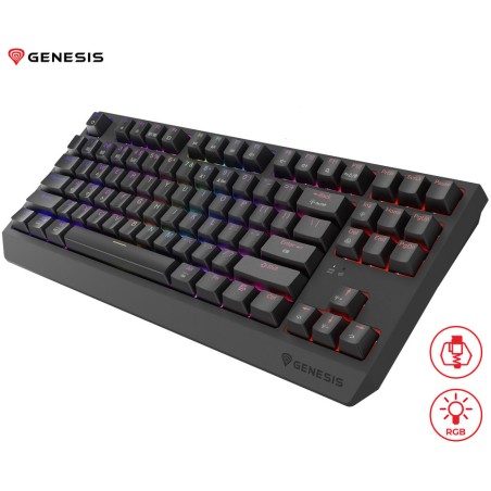 Tipkovnica Genesis Thor 230 TKL, RGB, Outemu Red stikala, črna