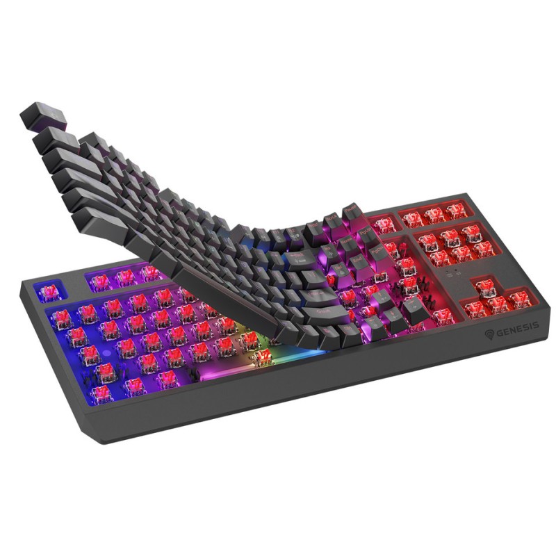 Tipkovnica Genesis Thor 230 TKL, RGB, Outemu Red stikala, črna