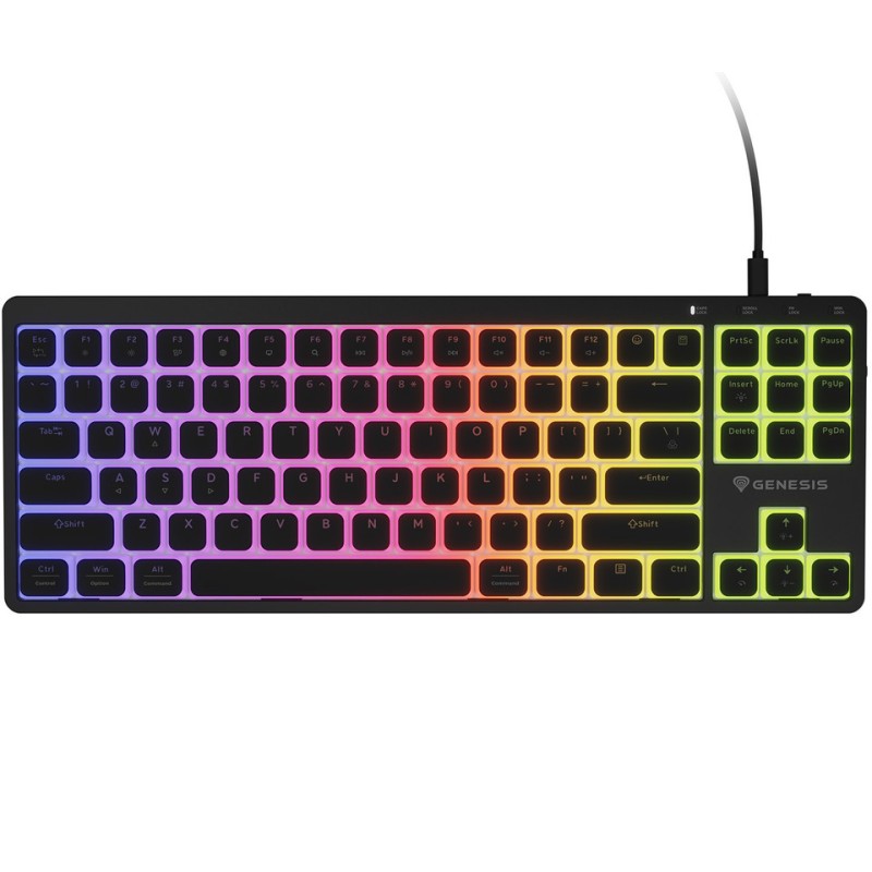 Tipkovnica Genesis Thor 430 TKL, RGB, Outemu Pink stikala, črna