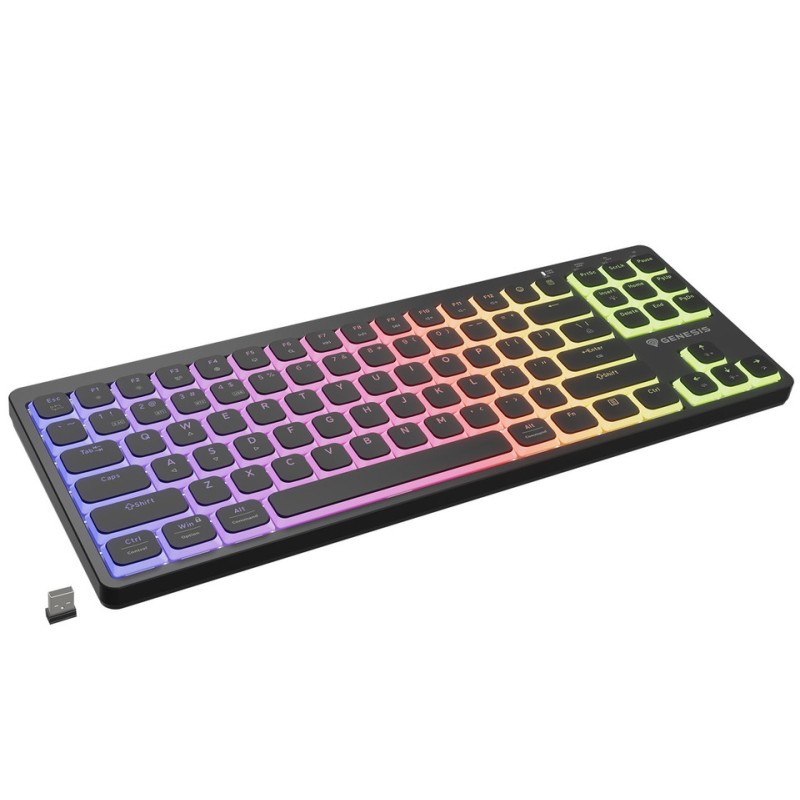 Tipkovnica Genesis Thor 430 TKL, RGB, Outemu Pink stikala, črna