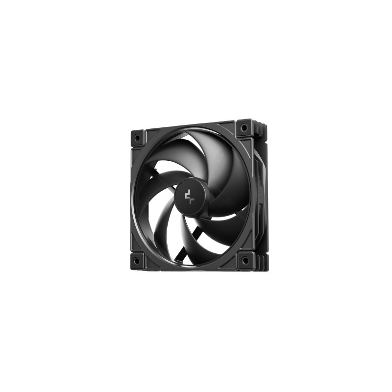 Ventilator za ohišje DeepCool FD12 V2, PWM, 120mm, črn