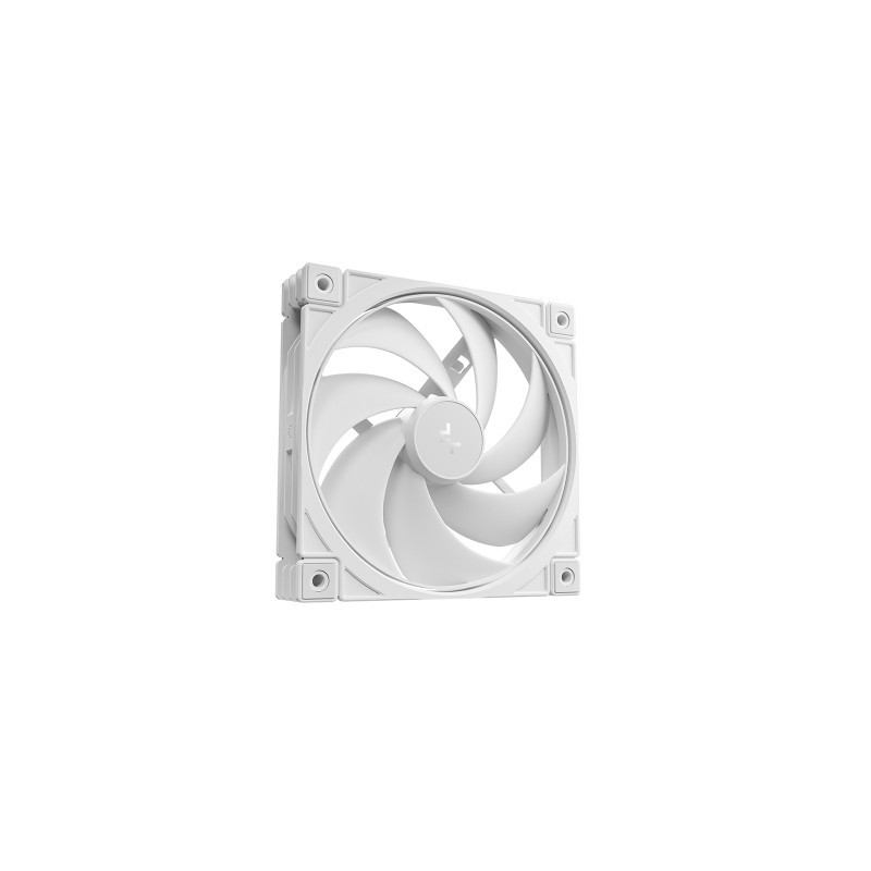 Ventilator za ohišje DeepCool FD12 WH V2, PWM, 120mm, bel