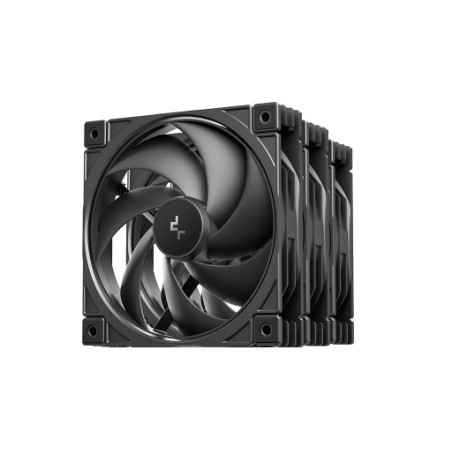 Ventilator za ohišje DeepCool FD12 V2 3IN1 PWM, 120mm, 3 Pack, črn