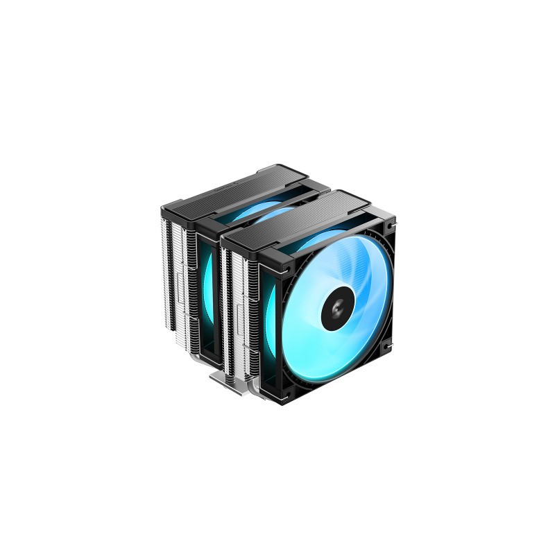 Hladilnik za procesor DeepCool AG620 G2 ARGB, 2x 120mm, črn