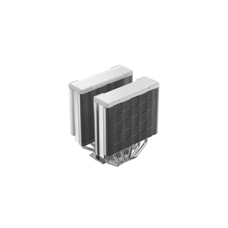 Hladilnik za procesor DeepCool AG620 G2 WH ARGB, 2x 120mm, bel
