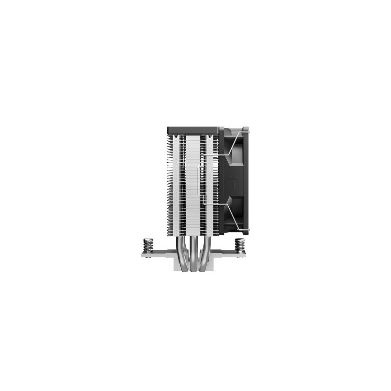 Hladilnik za procesor DeepCool AG300 G2, 92mm, črn