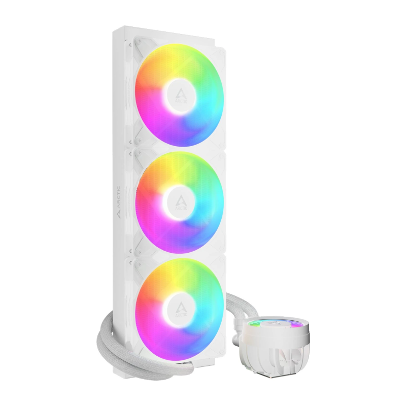 Vodno hlajenje ARCTIC Liquid Freezer III Pro, 420mm, A-RGB, belo