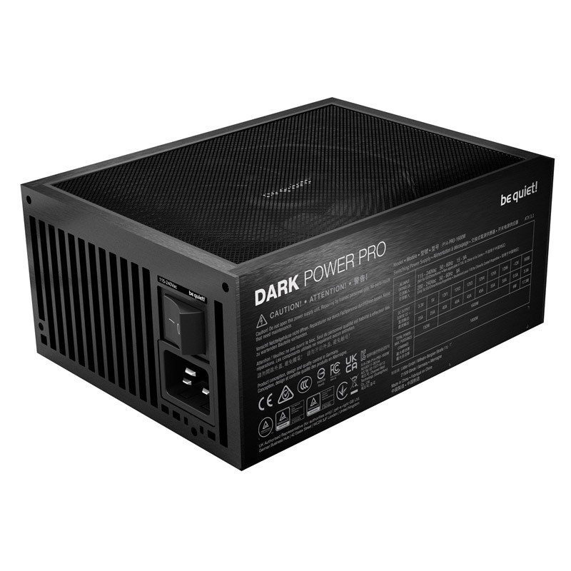 Napajalnik BE QUIET! DARK POWER PRO 14 IO, 1600W, 80 Plus Titanium, modularni