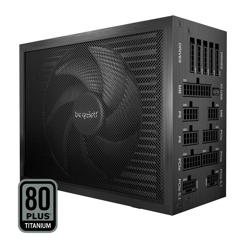 Napajalnik BE QUIET! DARK POWER PRO 14 IO, 1300W, 80 Plus Titanium, modularni