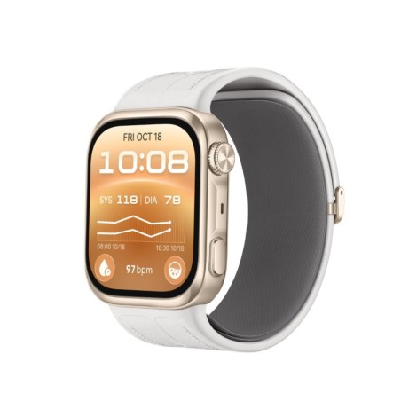 Pametna ura Huawei Watch D3, zlata (bel pašček)