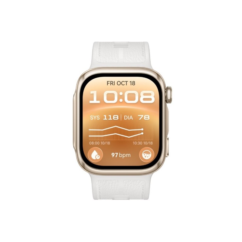 Pametna ura Huawei Watch D3, zlata (bel pašček)