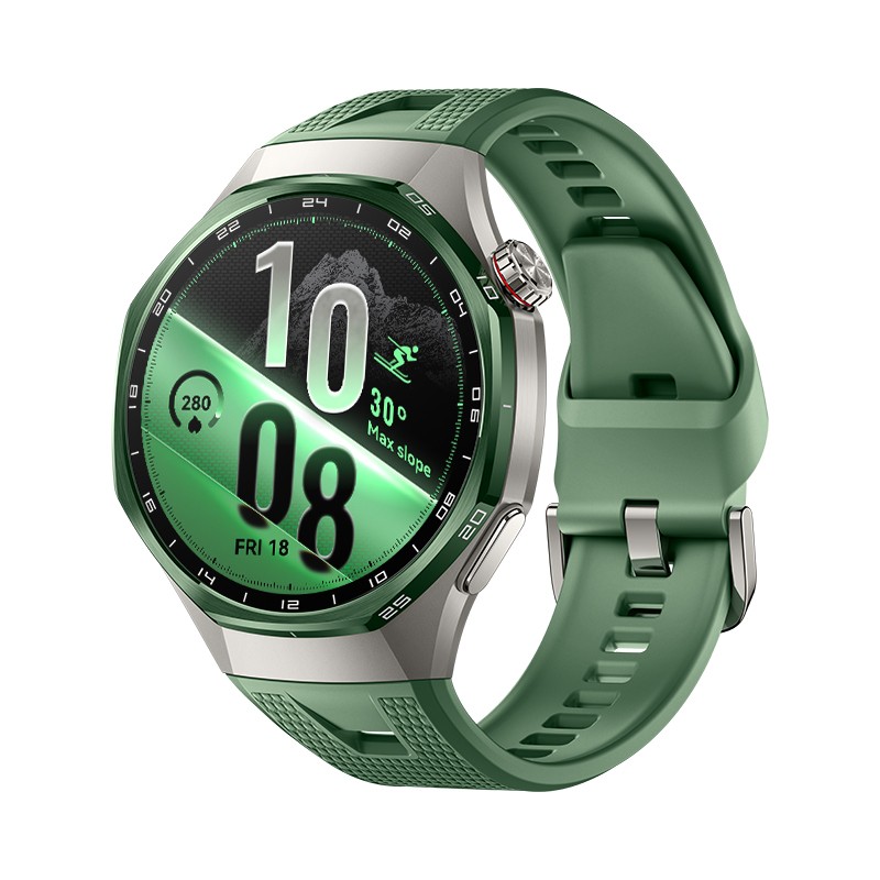 Pametna ura Huawei Watch GT 7 Pro, 46mm, srebrna (zelen pašček)