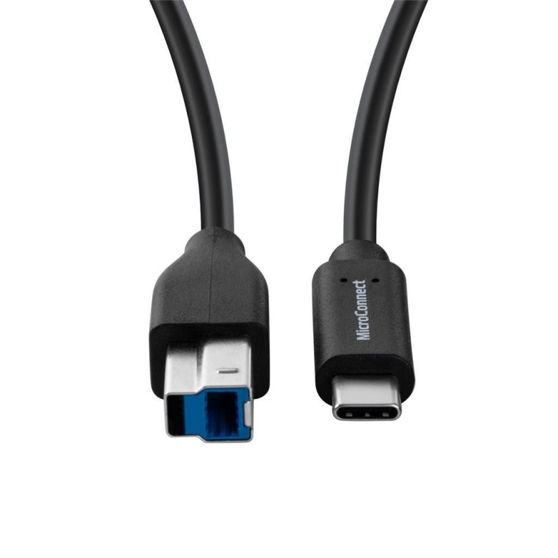 Kabel MicroConnect USB-C - USB 3.2 Gen 1 B, 1,8m