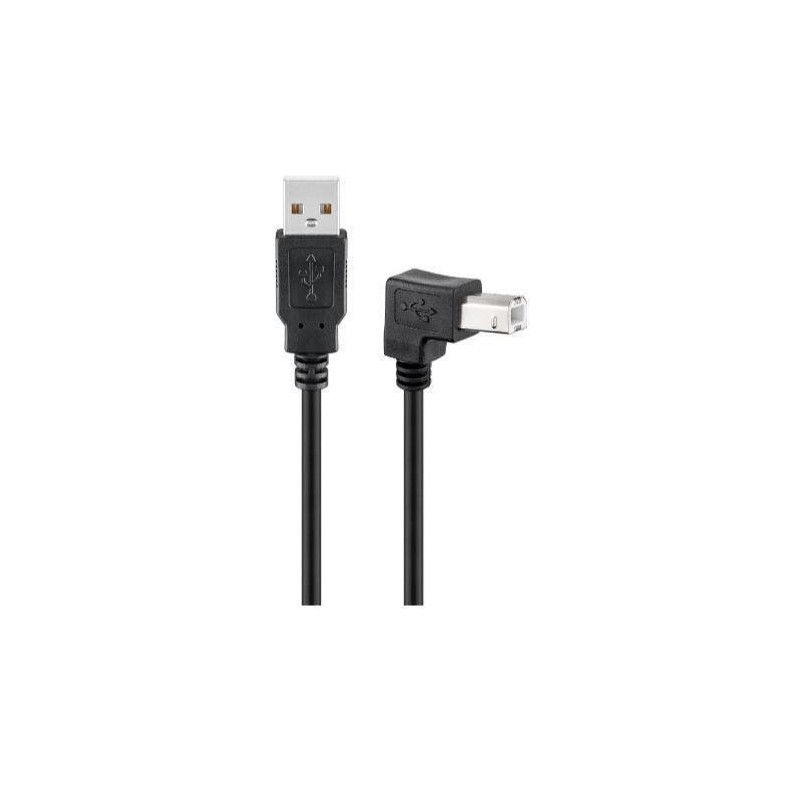 Kabel MicroConnect USB 2.0 A-B, kotni 3m