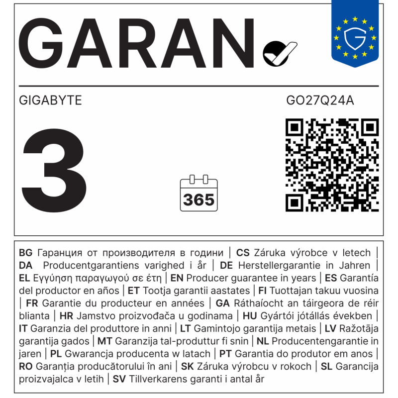 Monitor Gigabyte GO27Q24A