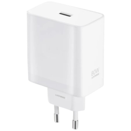 Polnilec OPPO SuperVOOC 80W, USB-A, bel