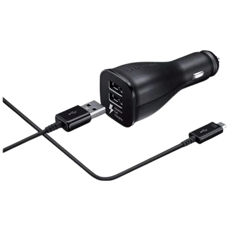 Avtomobilski polnilec Samsung EP-LN920, 2x USB-C, črn + USB-C kabel