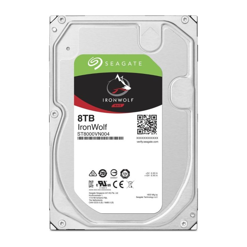 Trdi disk 8TB SATA3 3,5 Seagate IronWolf, ST8000VN004