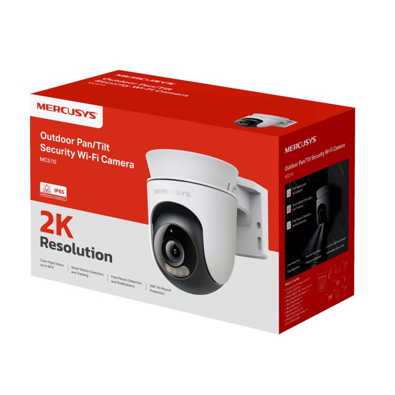IP kamera MERCUSYS MC510, 3MP, zunanja, bela