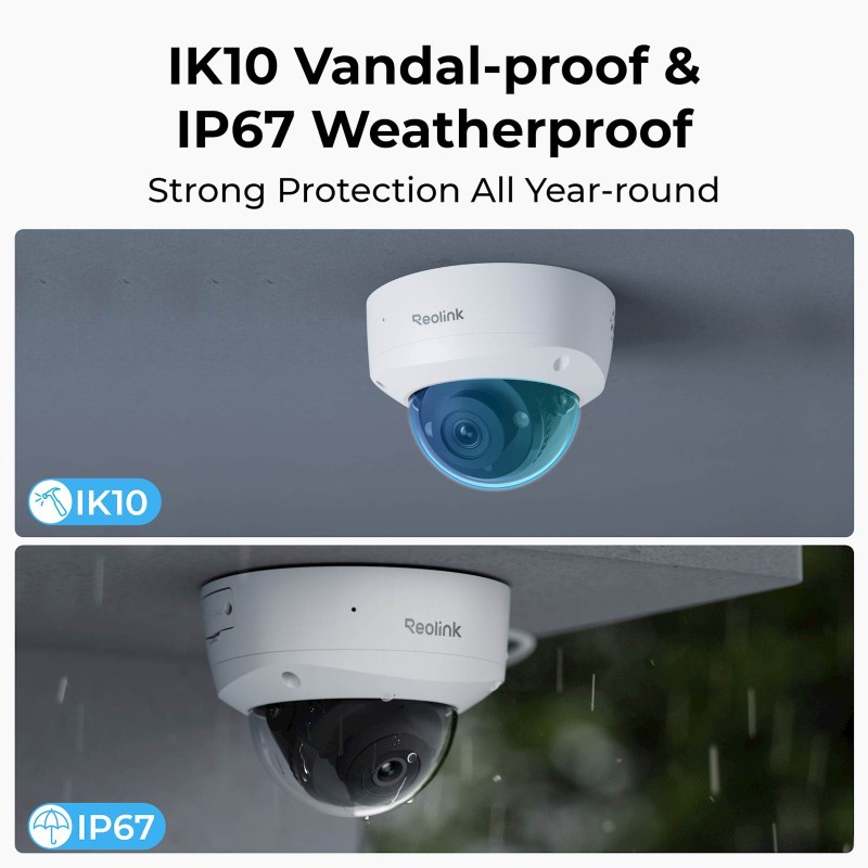 IP kamera Reolink P337 PoE, 8MP, zunanja, bela