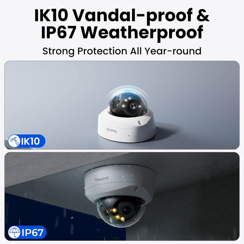 IP kamera Reolink Duo Series P737 PoE, 8MP, zunanja, bela