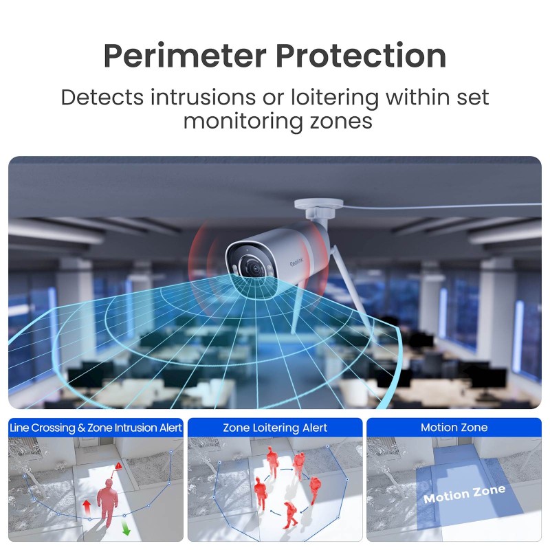 IP kamera Reolink RP-WCB8MZ, 8MP, zunanja, bela
