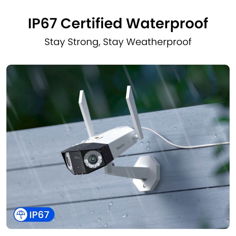 IP kamera Reolink Duo Series W750 Dual Lens, 16MP, zunanja, bela