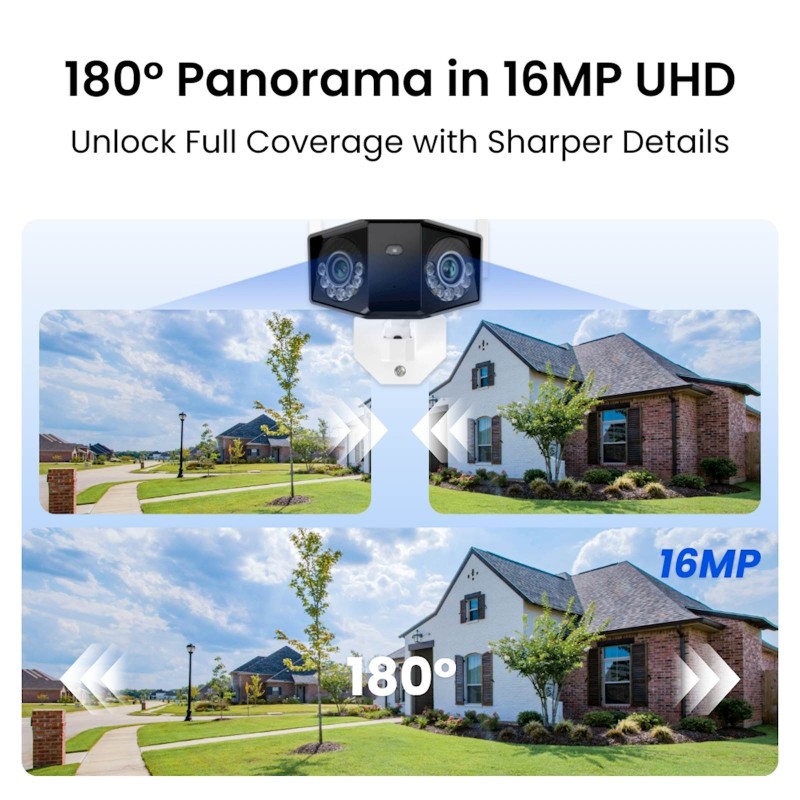 IP kamera Reolink Duo Series W750 Dual Lens, 16MP, zunanja, bela