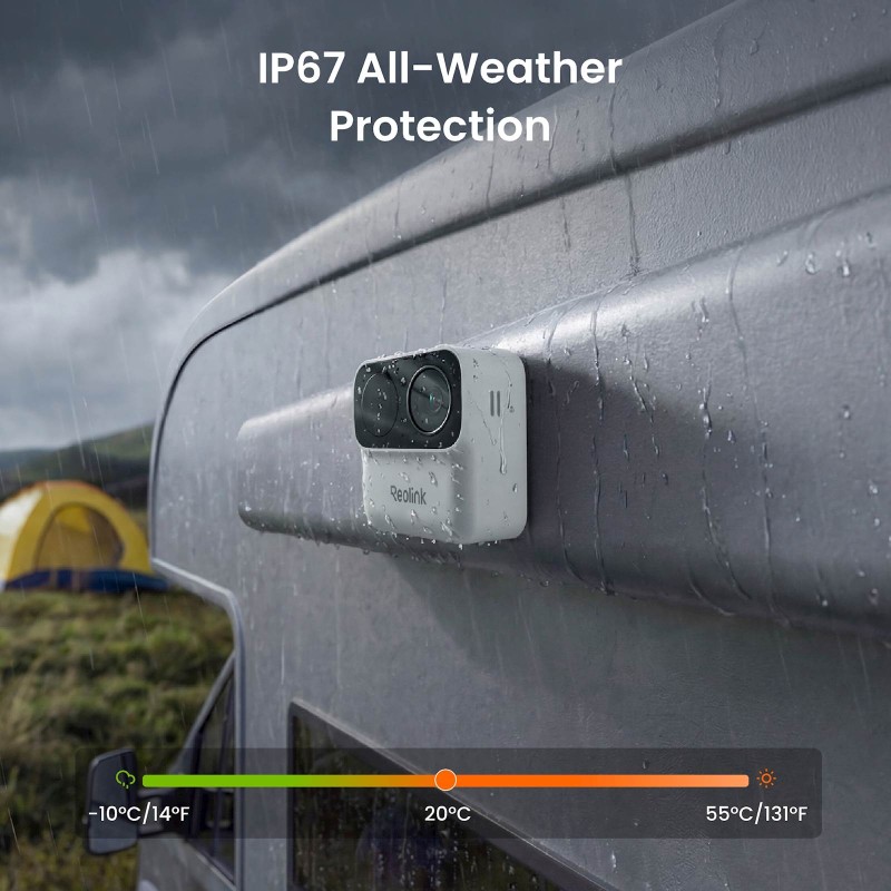IP kamera Reolink Argus Series B210 MagiCam, notranja/zunanja, baterijska, bela