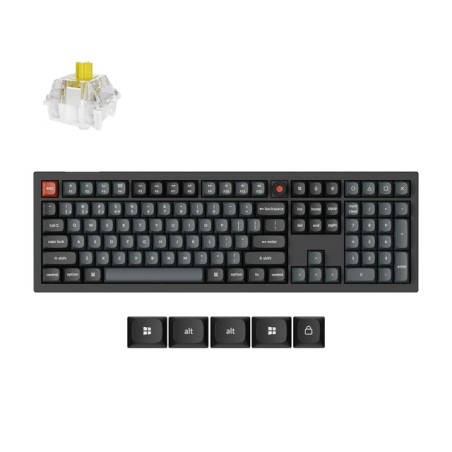 Tipkovnica Keychron V6 8K, RGB, Keychron Super banana stikala, UK, črna