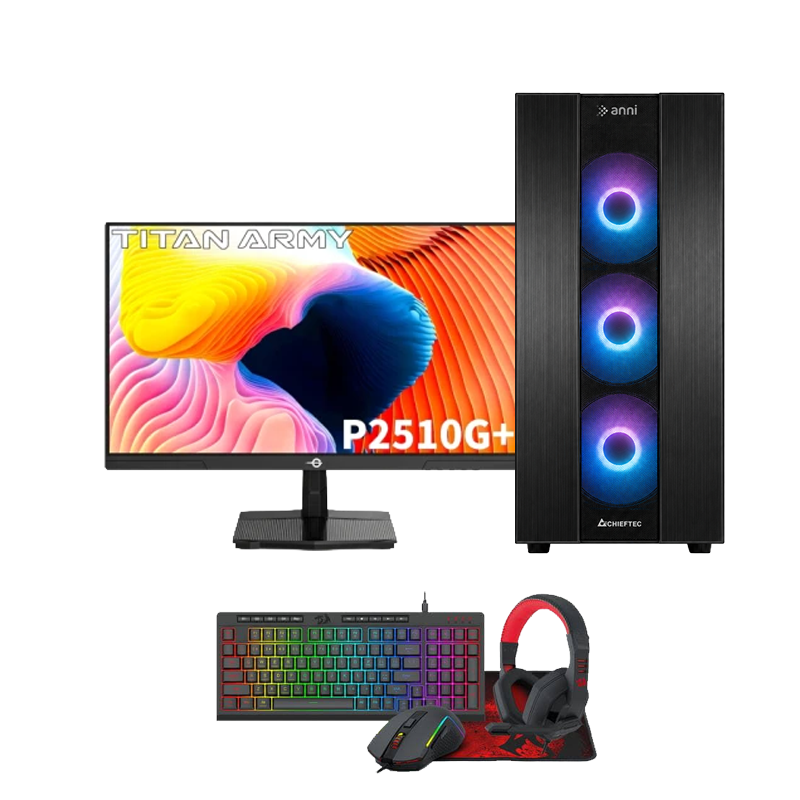 Rač. komplet ANNI Gamer Optimal R5 5500 / RTX 5050 / 16 GB / 1 TB / W11H