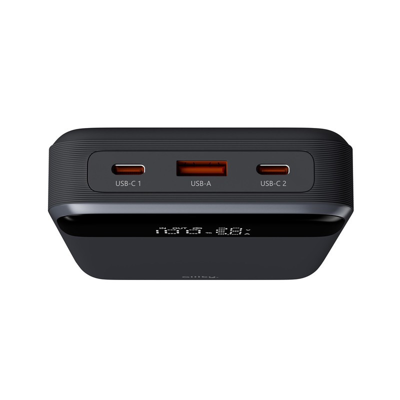 Prenosna baterija Powerbank Allity APB-200, 19.200mAh, PD, QC, siva