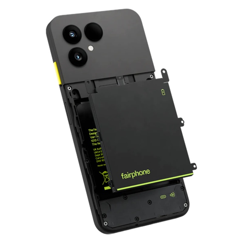 Pametni telefon Fairphone (Gen. 6+), 256GB, črn