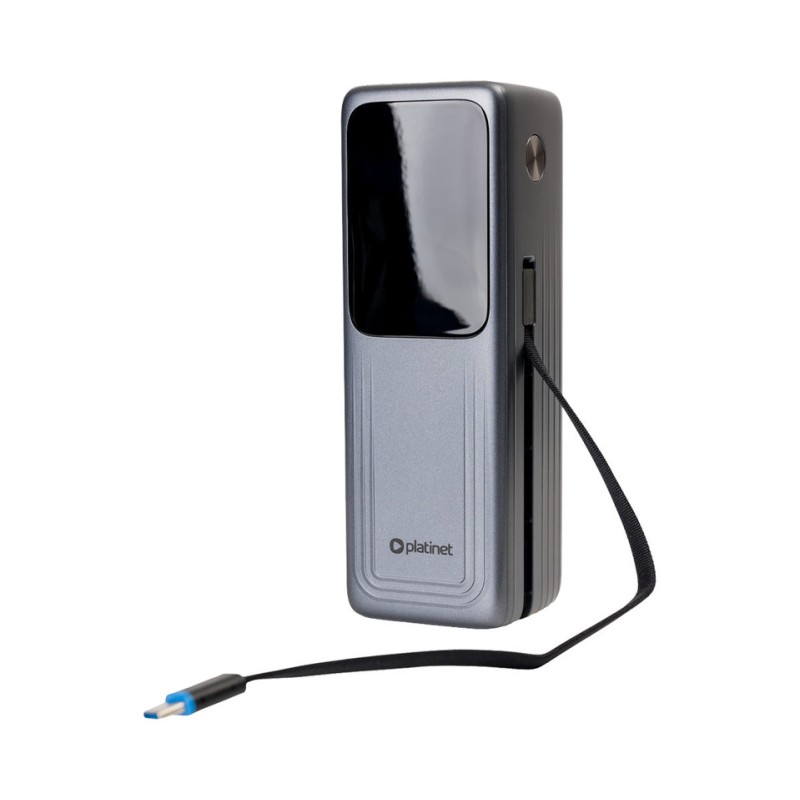Prenosna baterija Powerbank Platinet PMPB27140 2V1, 27.000mAh, QC, PD, črna