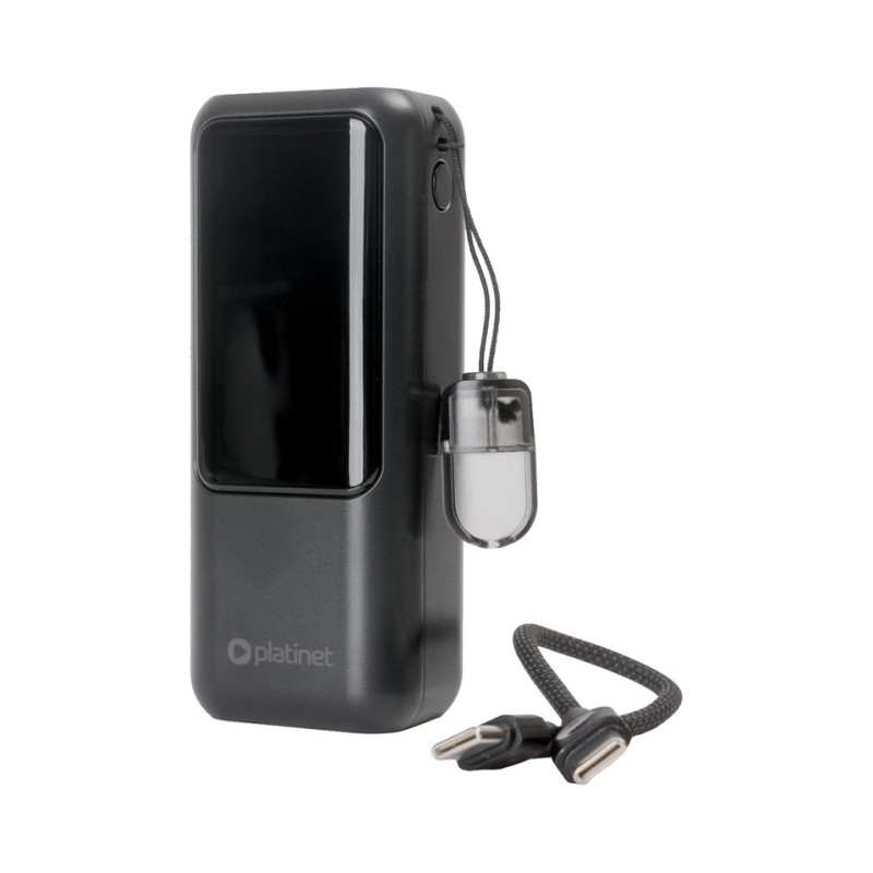 Prenosna baterija Powerbank Platinet PMPB1020P 2V1, 10.000mAh, QC, PD, črna
