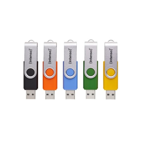 USB kjučki 5x16GB Intenso Office Line, USB 3.2, barvni