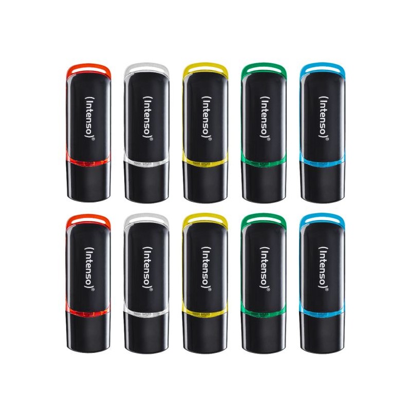 USB kjučki 10x8GB Intenso Business Line, USB 2.0, barvni