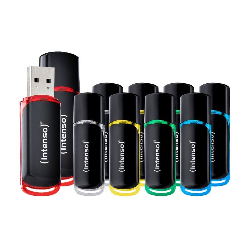 USB kjučki 10x8GB Intenso Business Line, USB 2.0, barvni