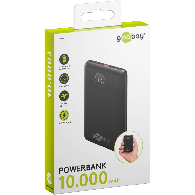 Prenosna baterija Powerbank Goobay 10.000mAh 22W