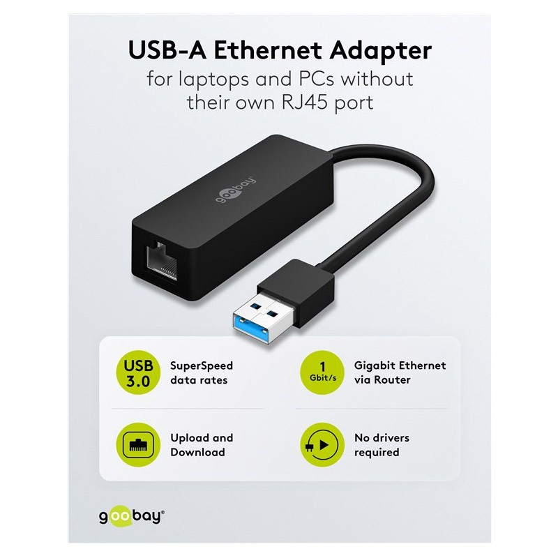 Adapter Goobay USB 3.0 na RJ45