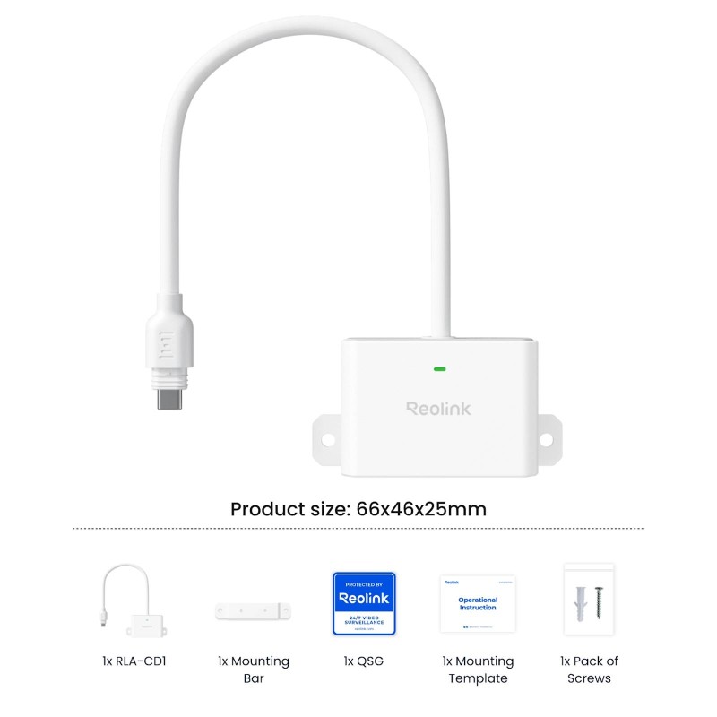 Priklopna postaja za kamere Reolink RLA-CD1, 2x USB-C, IP67