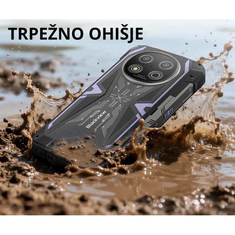 Pametni telefon Blackview ROCK 2 robustni pametni telefon, 6.67", 5G, 12GB+256GB