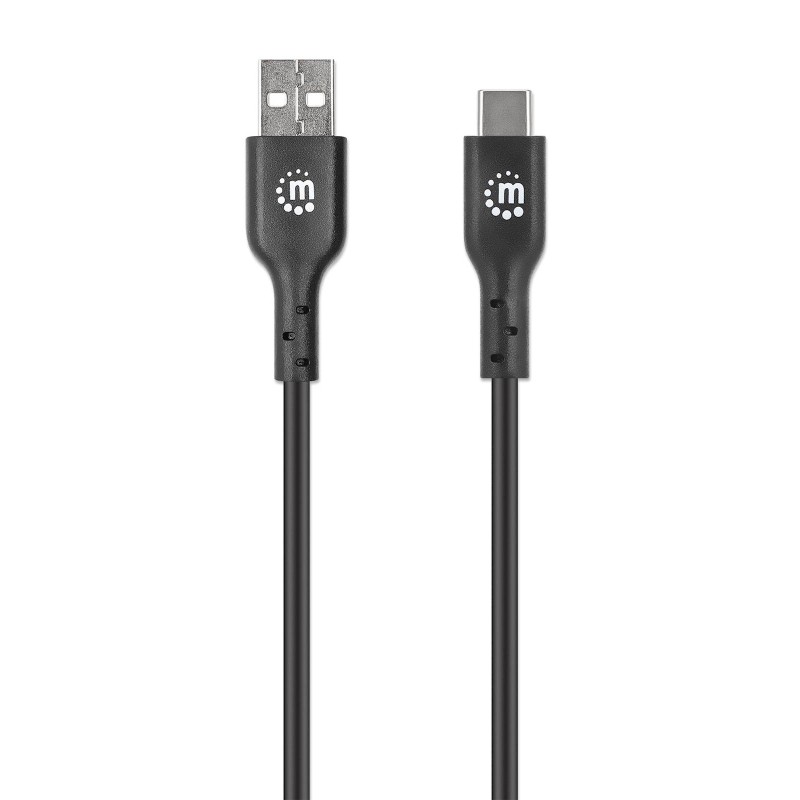 Kabel Manhattan USB 2.0 Type-A na USB-C (M/M), 2m