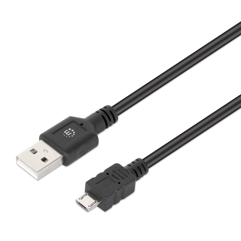 Kabel Manhattan USB 2.0 Type-A na Micro-USB Type-B (M/M), 2m