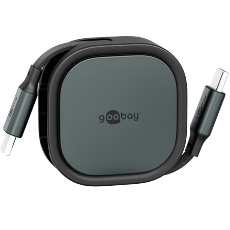 Kabel Goobay USB-C na USB-C, 60W, 480 Mbit/s, 1m, bel