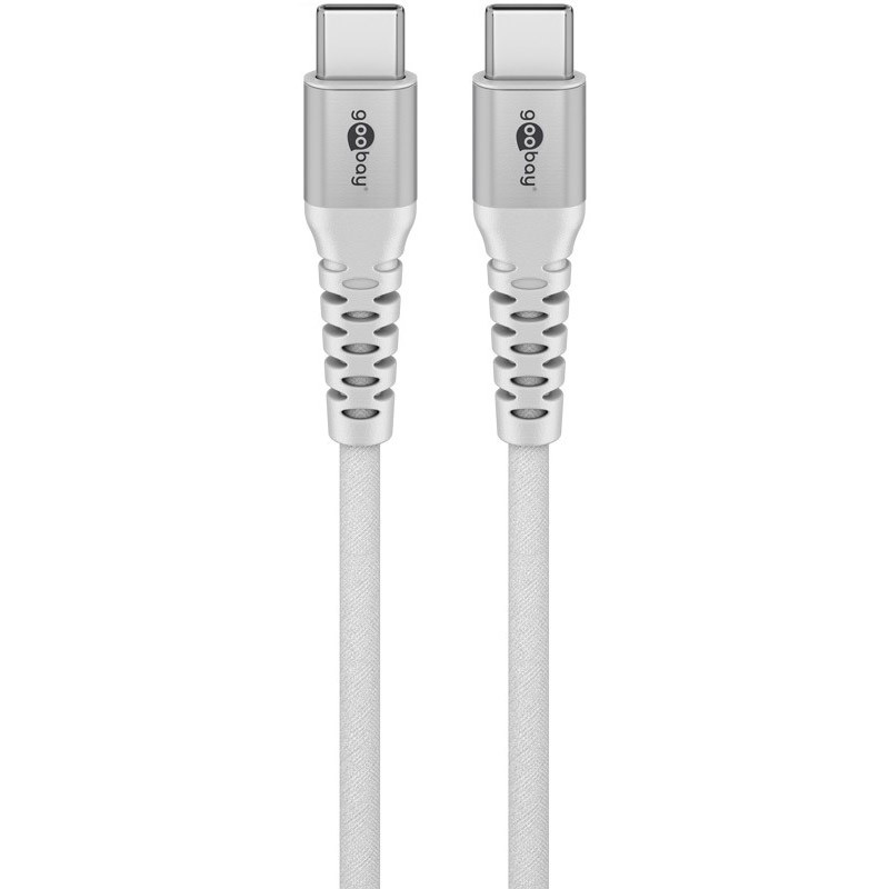 Kabel Goobay USB-C na USB-C, 60W, 480 Mbit/s, 2m, bel
