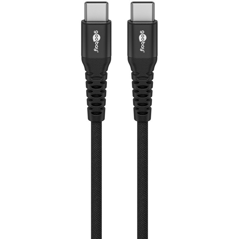 Kabel Goobay USB-C na USB-C, 60W, 480 Mbit/s, 2m, bel