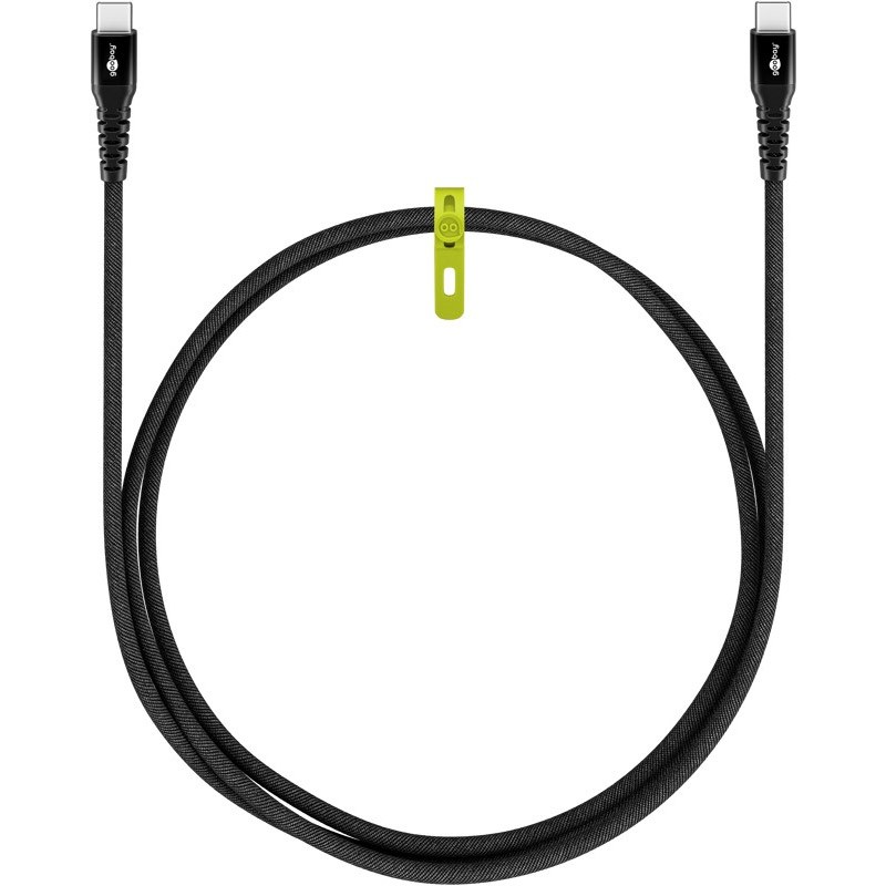 Kabel Goobay USB-C na USB-C, 60W, 480 Mbit/s, 2m, bel