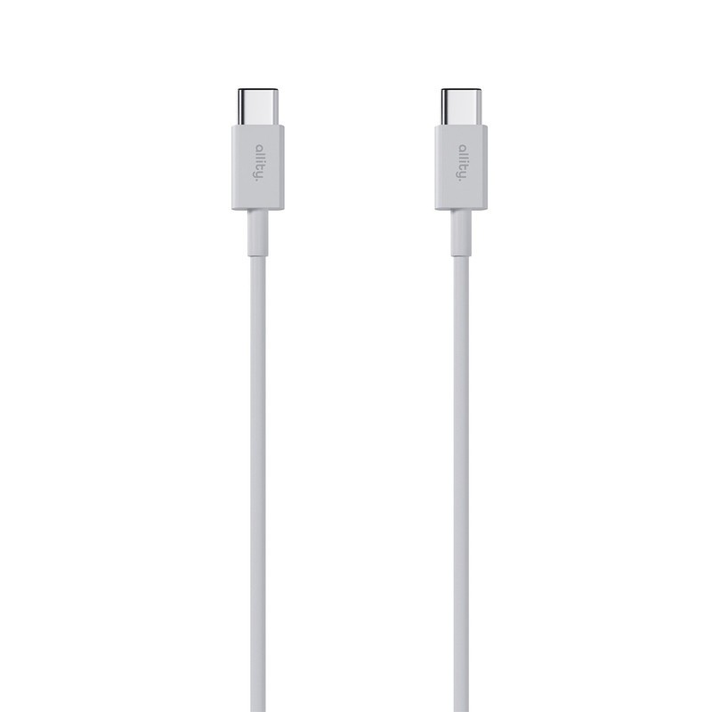 Kabel ALLITY AUC-03 USB-C na USB-C, 100W, TPU/TPE, 2m, bel